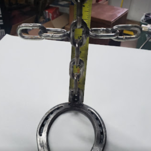 Chain Link Cross - Horseshoe Stand